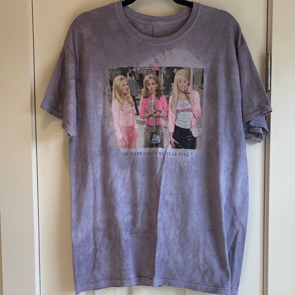Forever 21 | Purple Mean Girls TShirt Size 0X “On Wednesdays We Wear Pink” Oct 3
